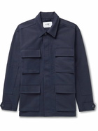 NN07 - Jarl Cotton-Blend Shirt Jacket - Blue