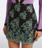 Valentino Lace miniskirt