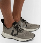 Rick Owens - Veja Rubber-Trimmed V-Knit Sneakers - Gray