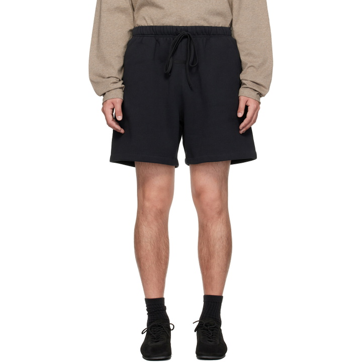 Photo: Fear of God ESSENTIALS Black Classic Sweat Shorts