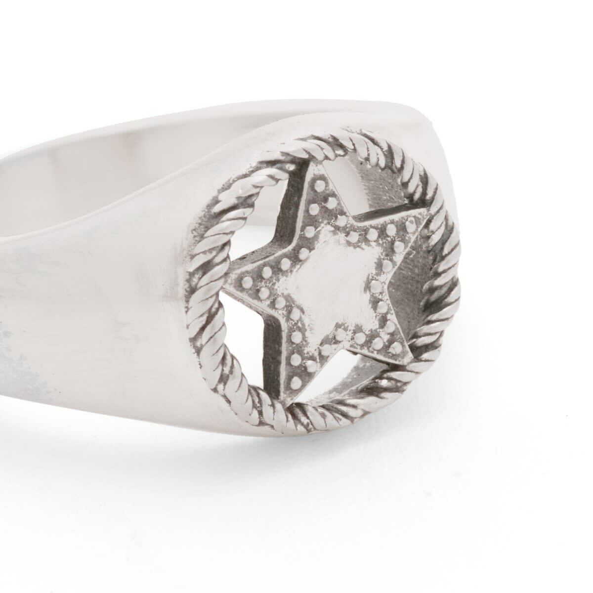 Serge DeNimes Men's Sheriff Ring in Silver Serge DeNimes