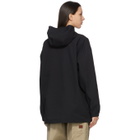 Acne Studios Black Hooded Anorak Jacket