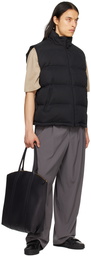 The Row Black Gettler Reversible Down Vest