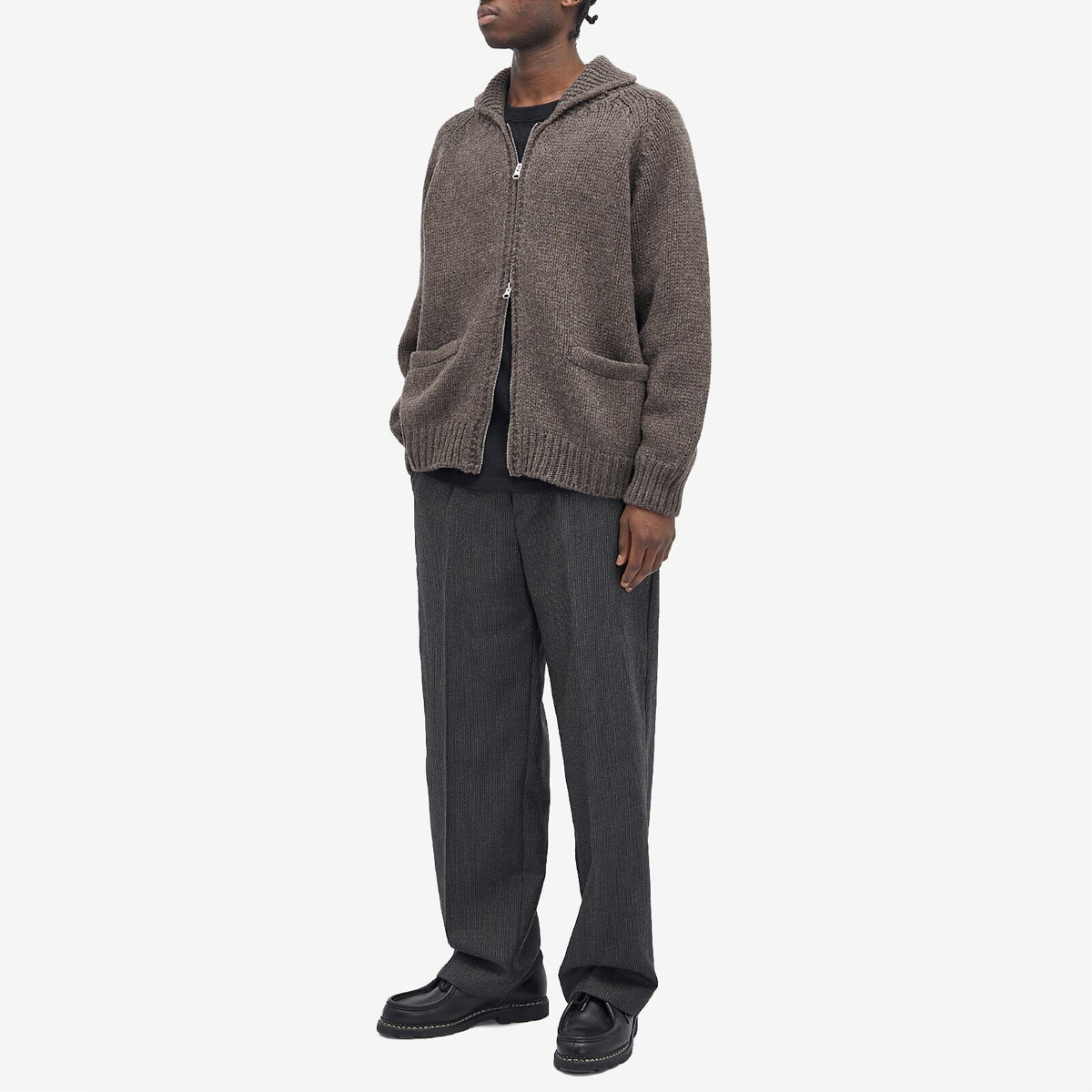 トップス MASU ZIP-UP TWINKLE COWICHAN CARDIGAN MASU(エムエーエスユー)のZIP-UP TWINKLE COWICHAN CARDIGAN