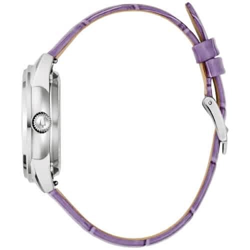 Bulova Sutton Automatic Floral Open Heart Dial Ladies Watch 96L339