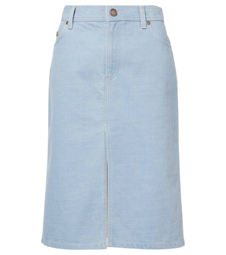 Photo: Tod's Cotton midi skirt