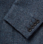 Richard James - Blue Micro-Checked Wool and Cashmere-Blend Blazer - Blue