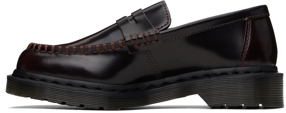 Dr. Martens Black & Red Penton Arcadia Leather Loafers Dr. Martens