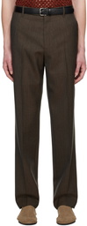 The Row Brown Elijah Trousers