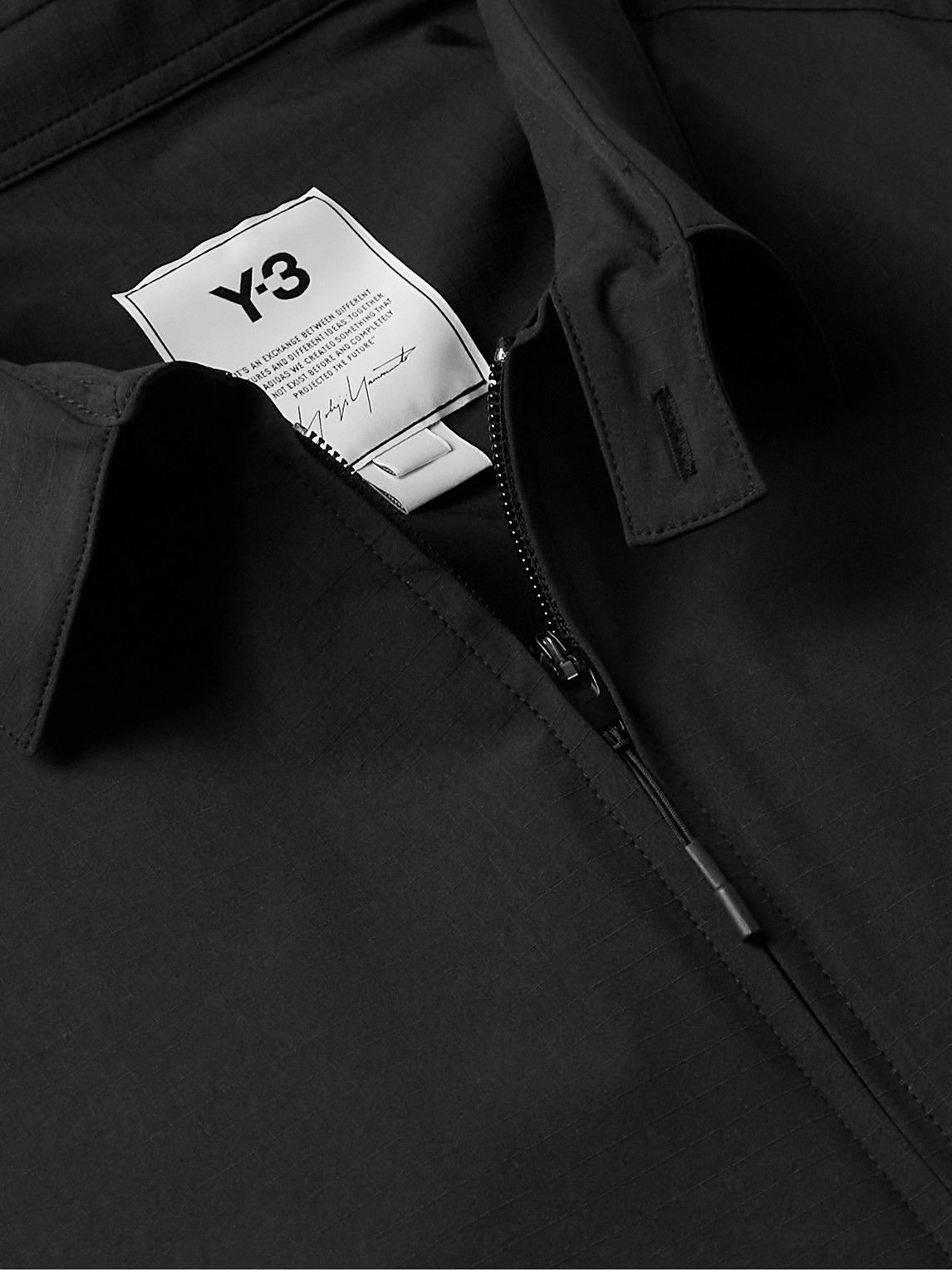 Y-3 - Stretch-Ripstop Overshirt - Black Y-3 Y-3 - Stretch-Ripstop Overshirt - Black Y-3