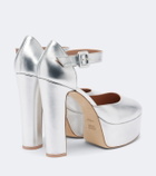 Malone Souliers Leila metallic leather platform sandals