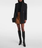 Max Mara Stretchy leather knee-high boots