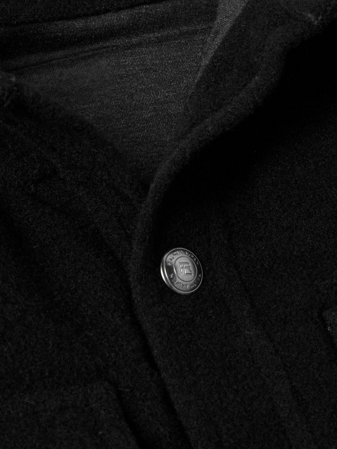 Ralph Lauren Purple label - Bennett Quilted Wool-Blend Felt Down Jacket - Black