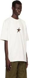 Mugler White Star Oversized T-shirt