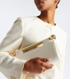 Bvlgari Tubogas Spheres leather clutch