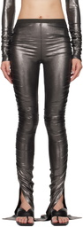 Rick Owens Lilies Gunmetal Hollywood Svita Leggings