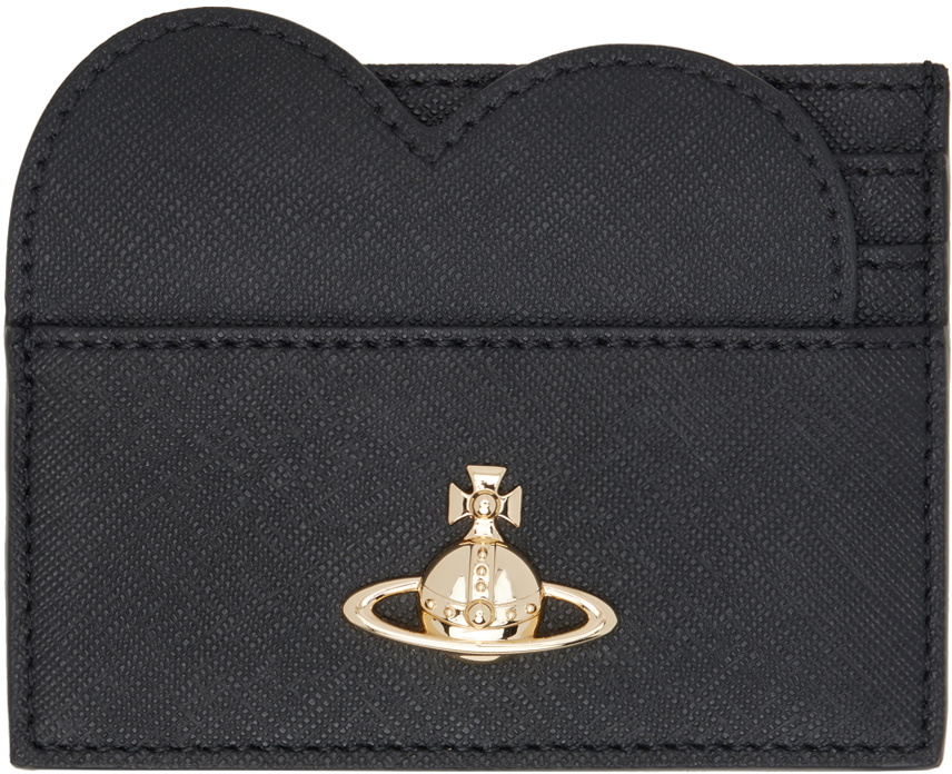 Vivienne Westwood Black Heart Card Holder Vivienne Westwood