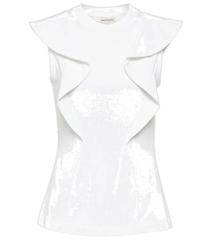 Photo: Alexander McQueen Ruffled cotton top