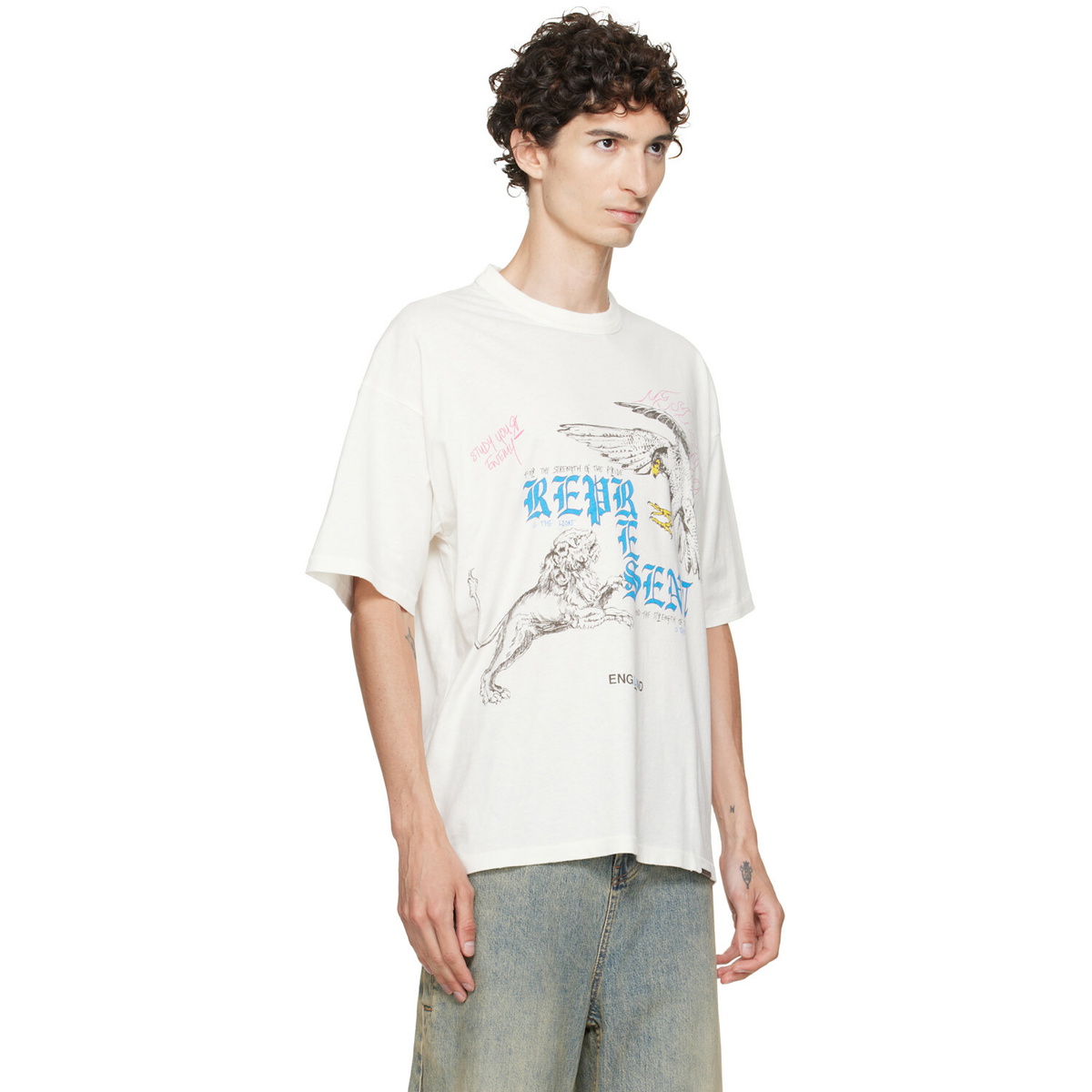 Represent White Enemy T-shirt