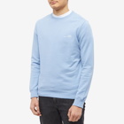 A.P.C. Men's Item Logo Crew Sweat in Blue