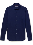 Loro Piana - Andrew Slim-Fit Cotton-Jersey Shirt - Blue