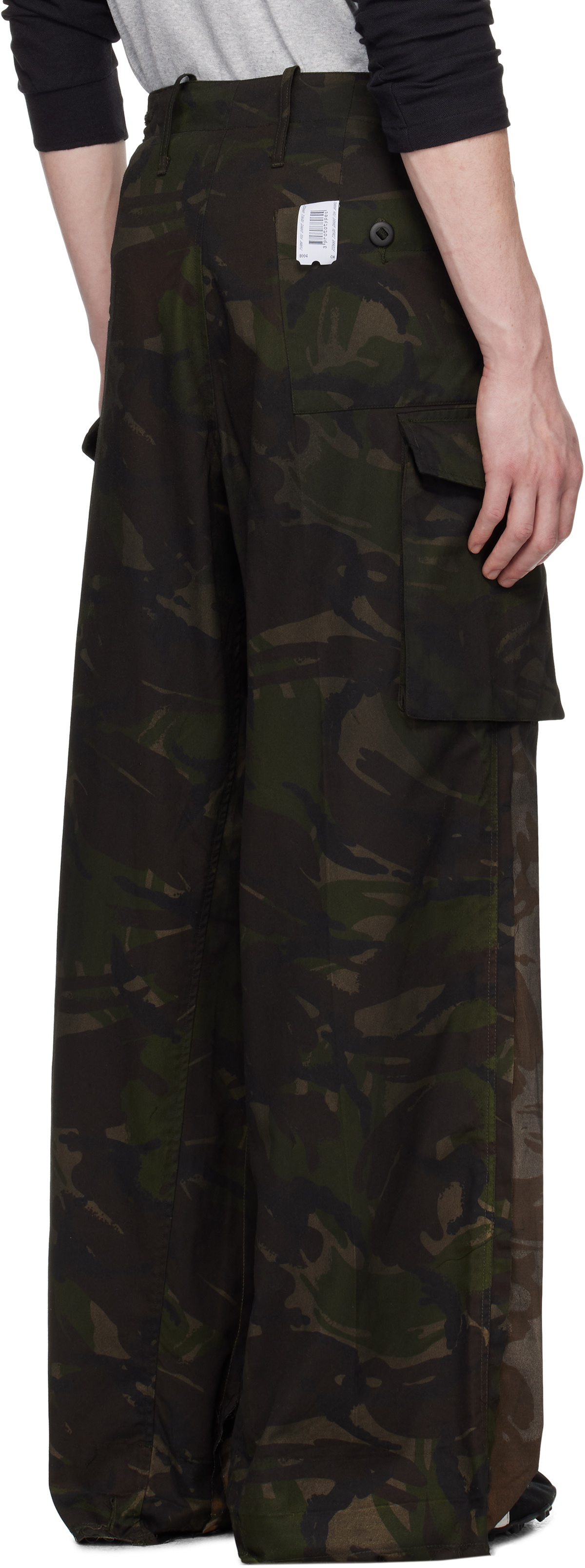 Prototypes Khaki New Overdyed Camo Cargo Pants