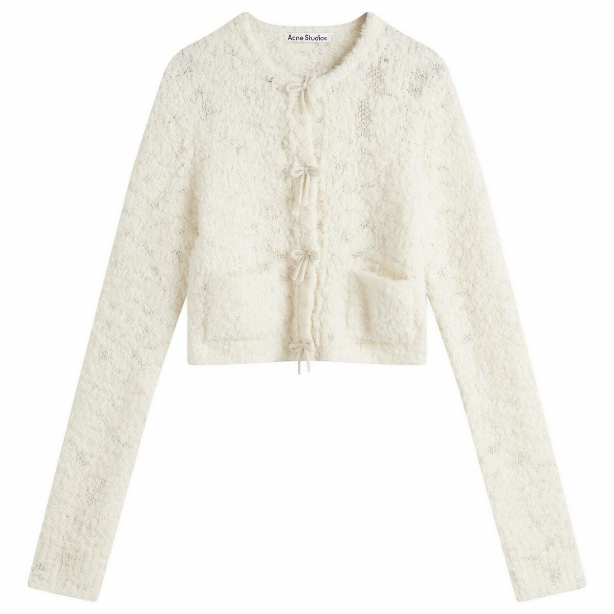 Acne Studios Women's Kitarsi Towel Cardigan in White