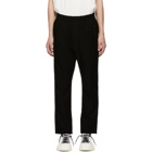 Y-3 Black Cropped Twill Trousers