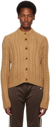 Wales Bonner Beige Dawn Cardigan