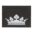 Dolce and Gabbana Black Crown Logo Card Holder