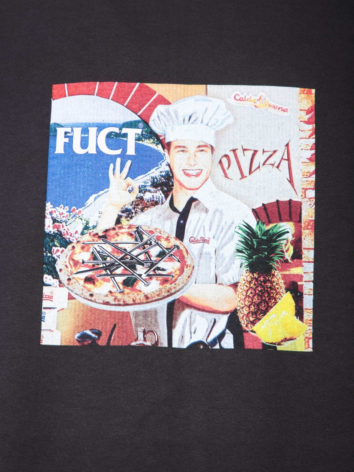Fuct Pizza Black T-shirt