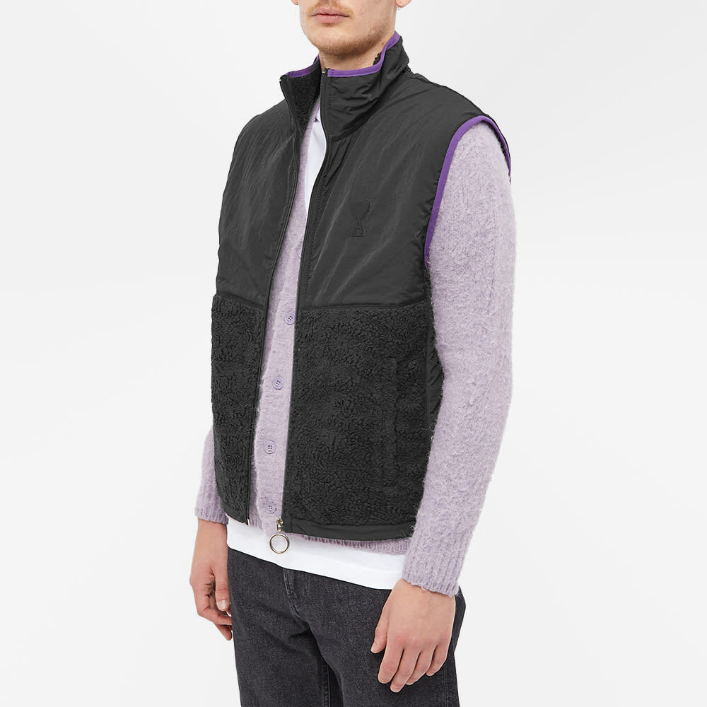Gilet AMI Paris Taille L - Noir, Neuf Avec étiquettes, Style Cardigan Homme