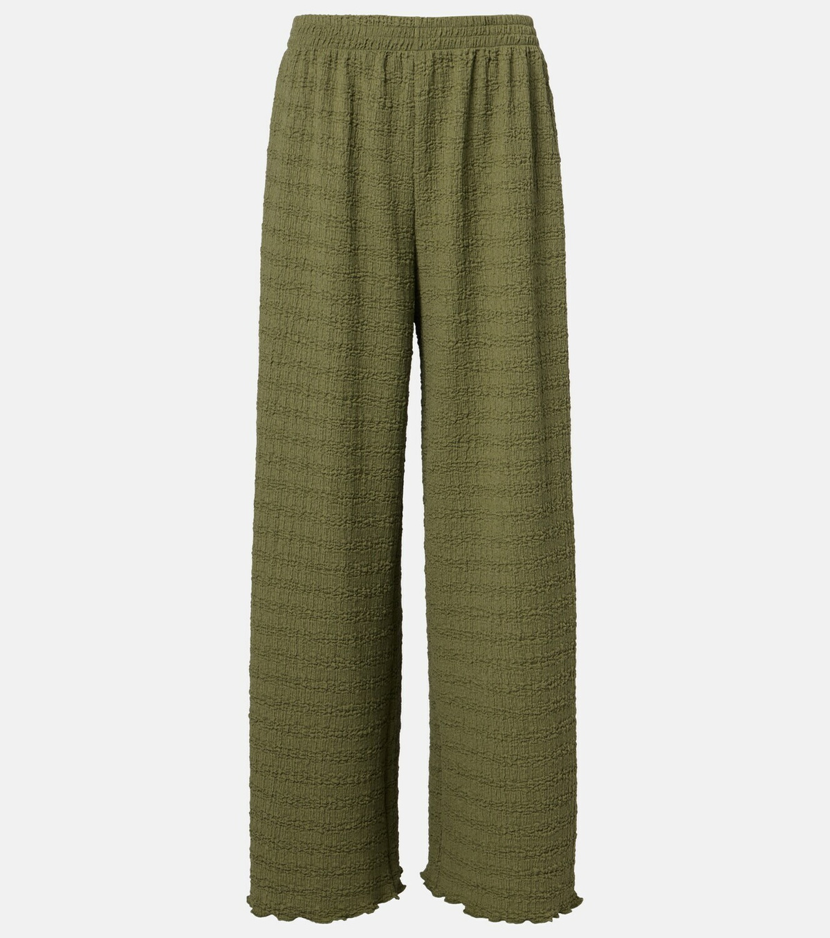 Jade Swim Amaya sheer wide-leg pants