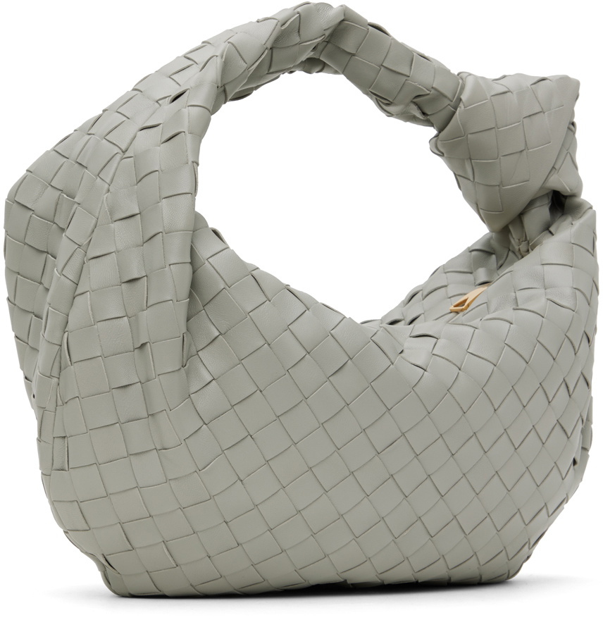Bottega Veneta Gray Teen Jodie Shoulder Bag