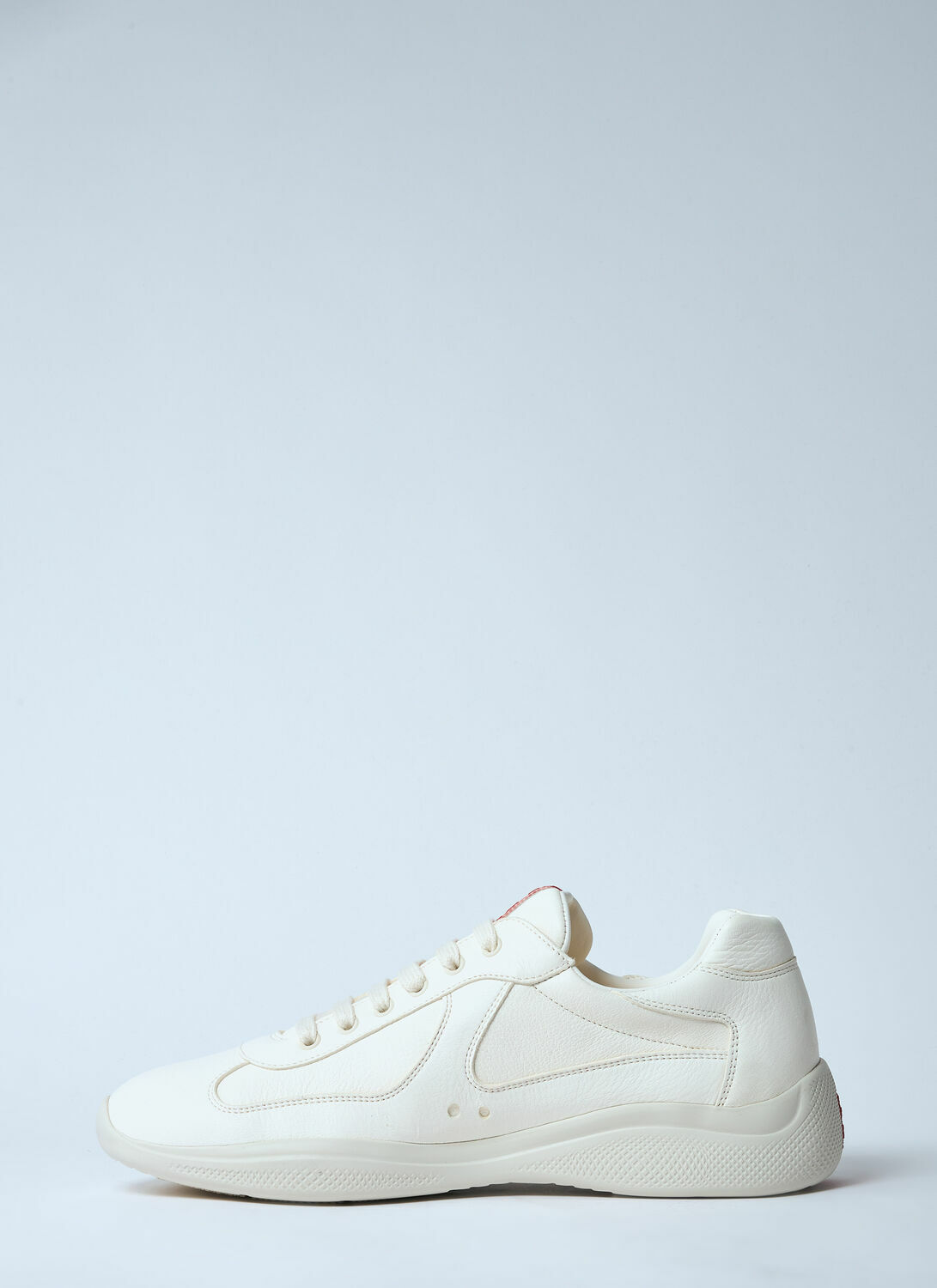 Prada Leather Low-Top Sneakers