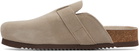 Barbour Taupe Bowman Slip-on Loafers