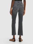 MOTHER - The Hustler Ankle Fray Mid Rise Jeans