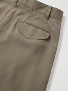 The Row - Rufus Wide-Leg Pleated Woven Trousers - Brown