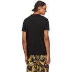 Versace Jeans Couture Black and Gold Logo T-Shirt