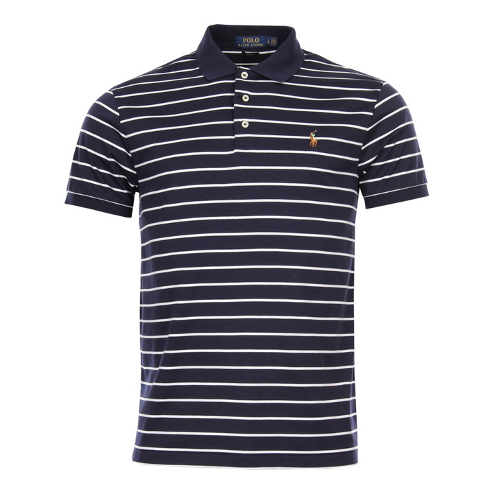 Photo: Polo Shirt - Navy / White