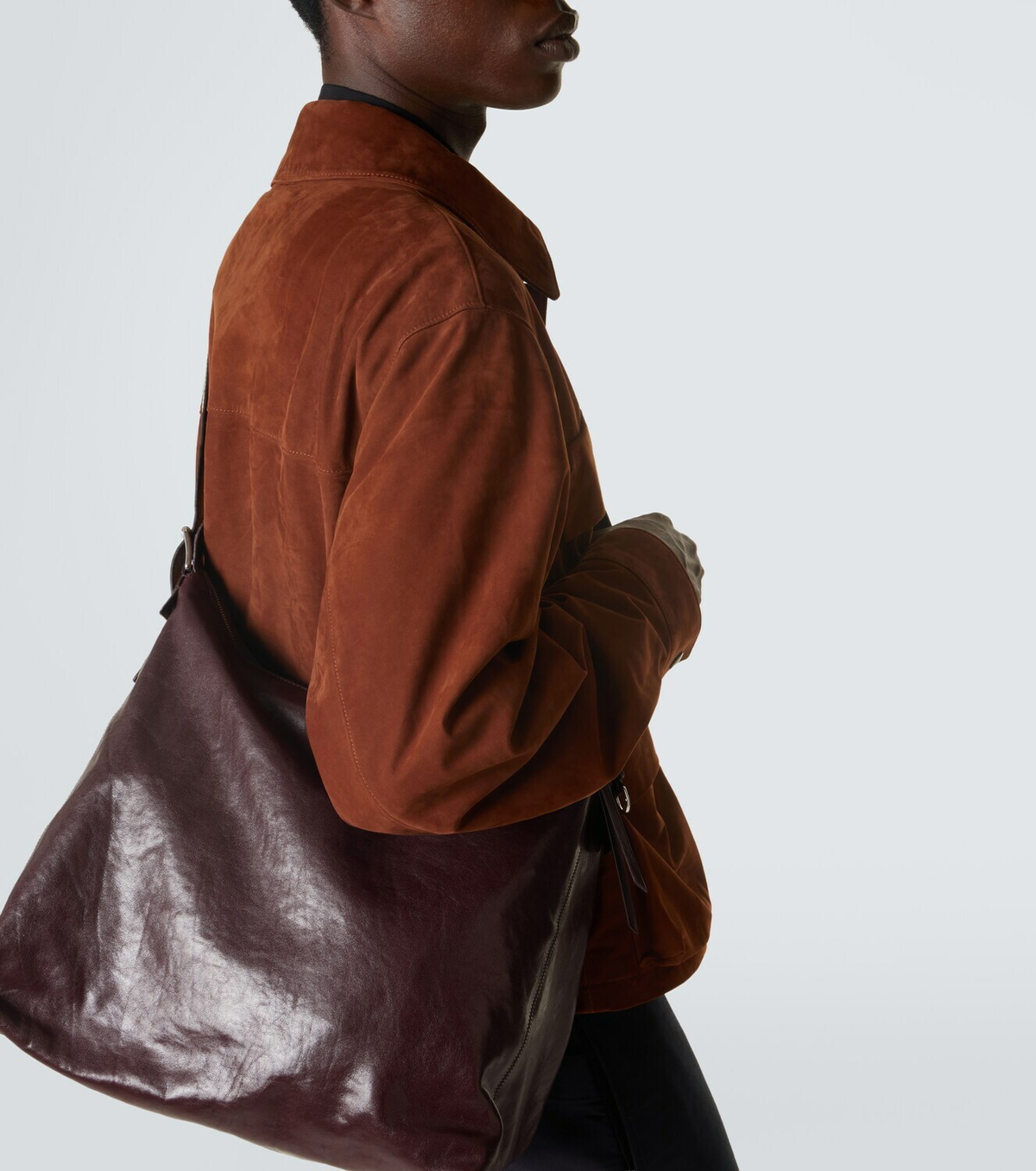 Lemaire Leather shoulder bag