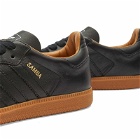 Adidas Samba OG Made in Italy Sneakers in Core Black/Core Black/Gum