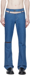 K.NGSLEY Blue Raver Jeans