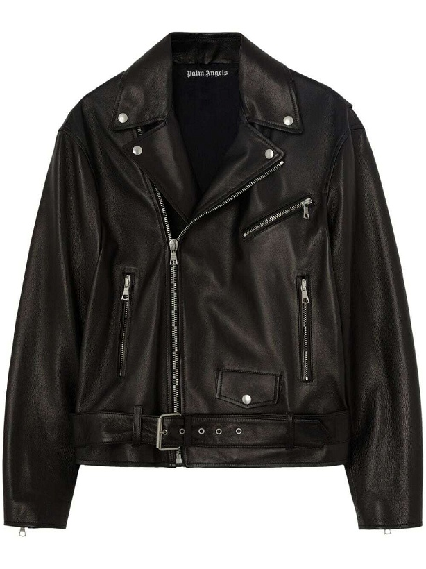 Photo: PALM ANGELS - Leather Jacket