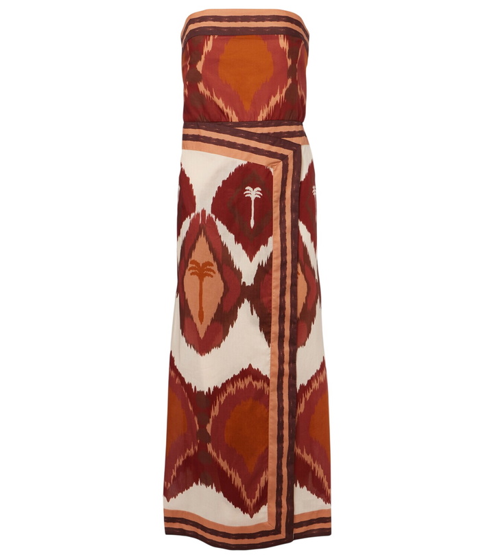 Photo: Johanna Ortiz Printed cotton wrap dress