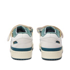 Adidas Forum 84 Low Sneakers in White/Wild Teal