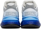Versace White & Blue Trigreca Sneakers