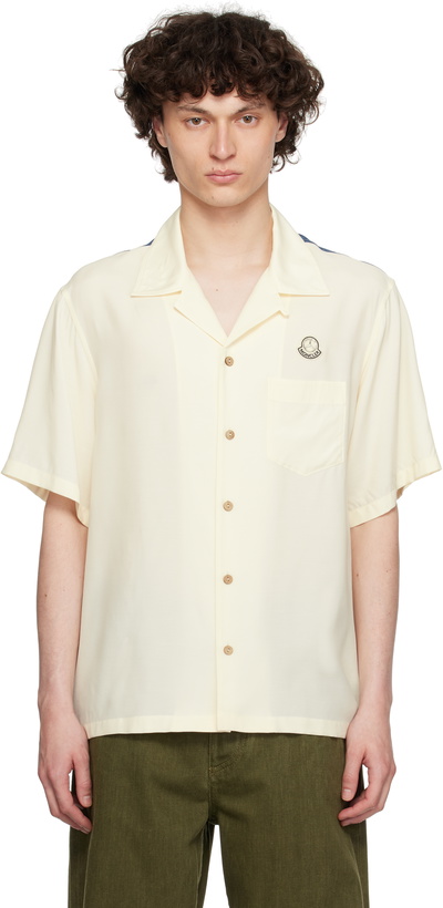 Photo: Moncler Genius Mercedes-Benz by NIGO Off-White Satin Shirt