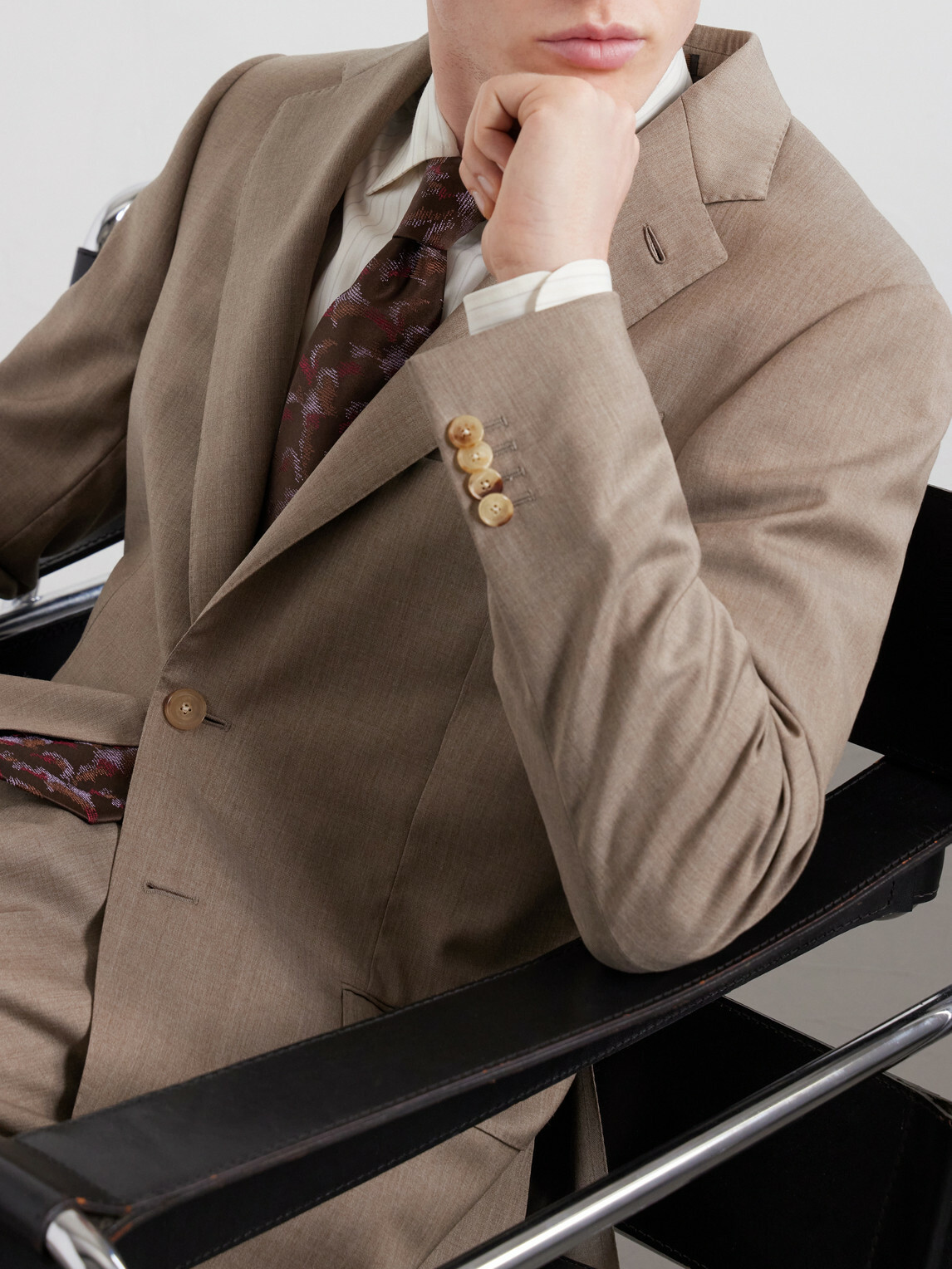 Caruso - Norma Wool Suit Jacket - Neutrals