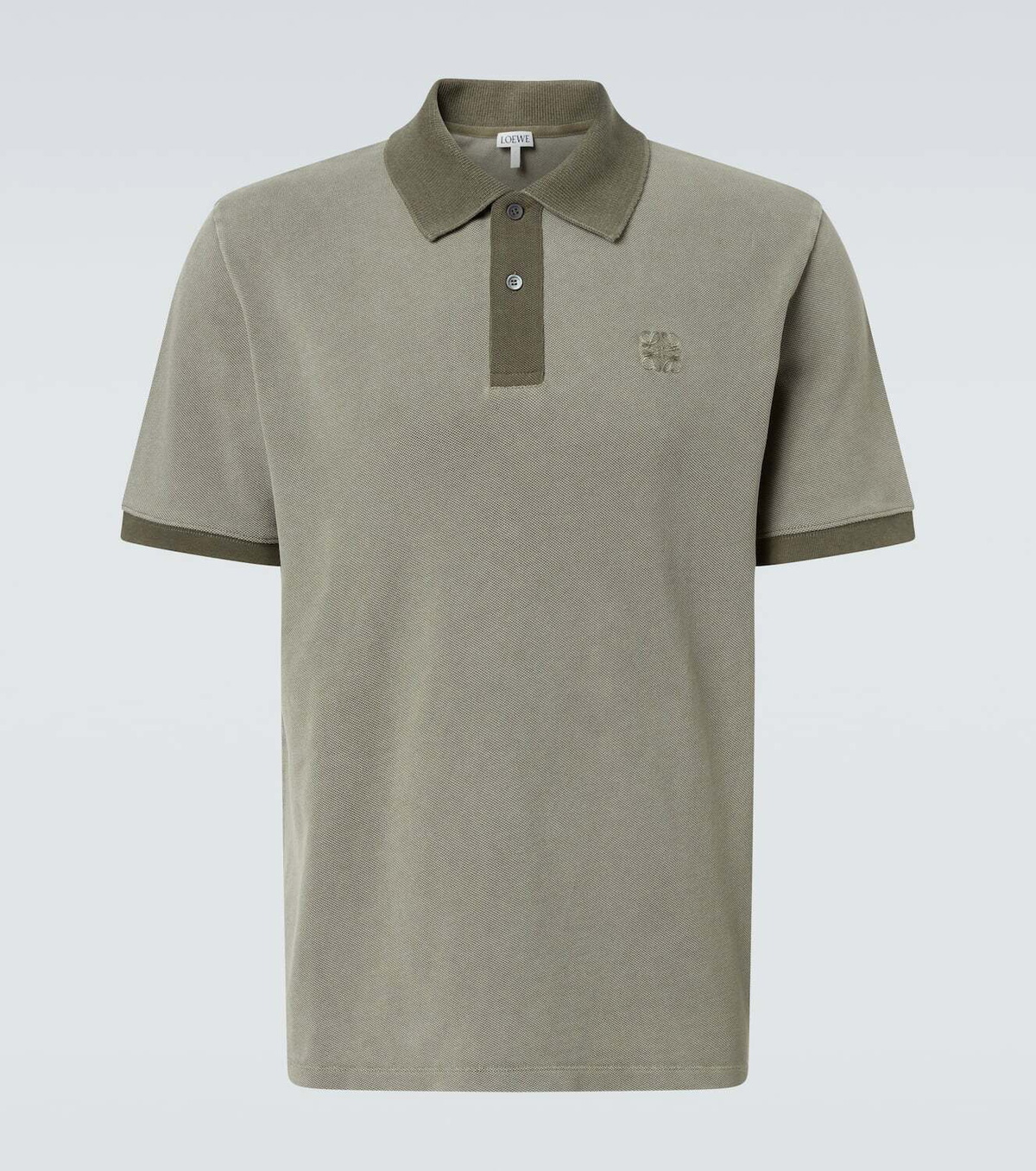 Loewe Anagram cotton piqué polo shirt